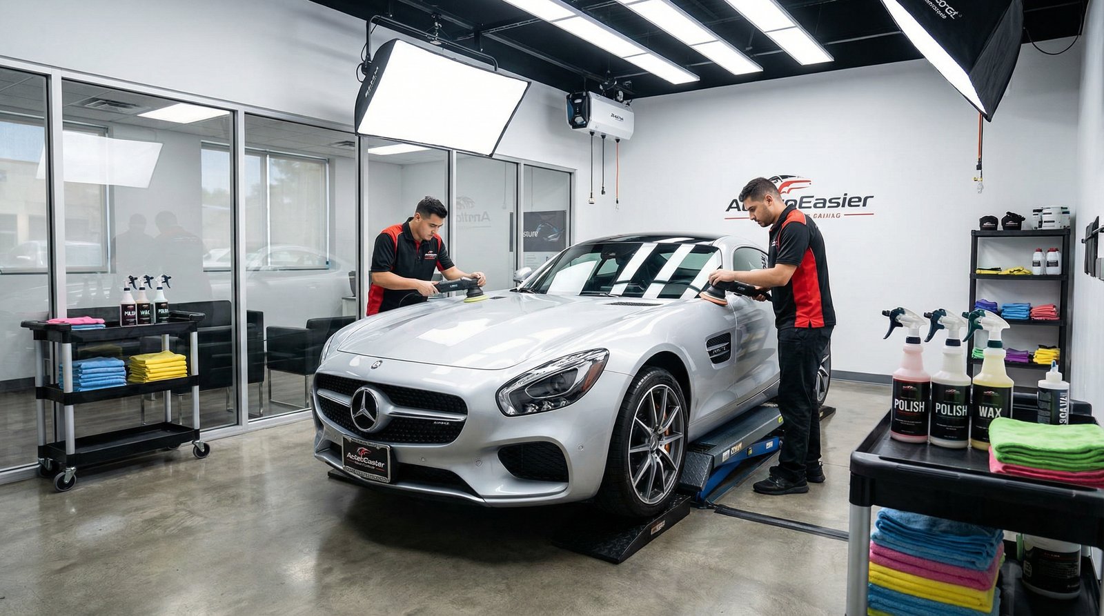 探花汽车美容视频